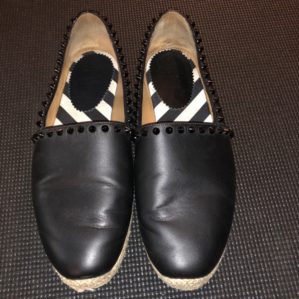 Size 9 Louboutin espadrilles